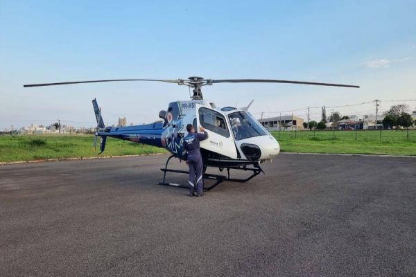 Criança de 8 anos é socorrida de helicóptero após ser picada por escorpião amarelo no noroeste do PR