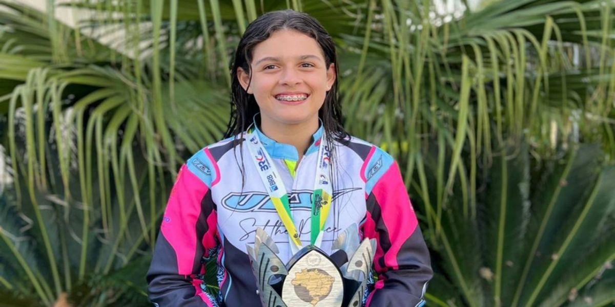 Paranaense, Giovana Marinoski vai ao pódio no Brasileiro de Kart