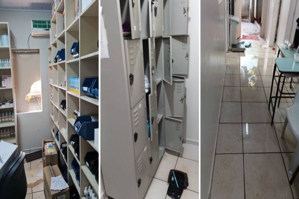 Imagem referente a notícia: Pela segunda vez: USF do Bairro Interlagos é arrombada novamente e bandidos levam diversos itens
