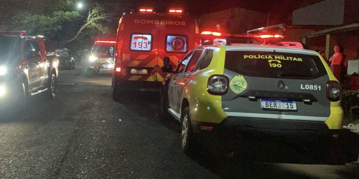 Homem é alvejado por disparos de arma de fogo no Bairro Universitário em Cascavel