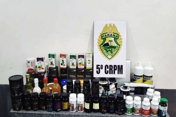 Imagem referente a notícia: Polícia Militar apreende medicamentos adulterados e falsificados em Cascavel