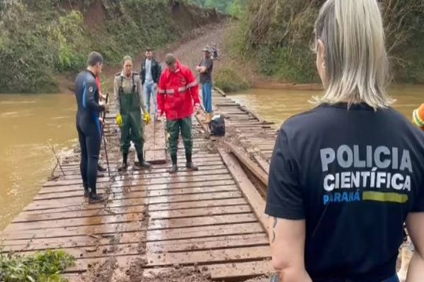 Pescador encontra corpo de homem preso na ponte do Rio Marrecas