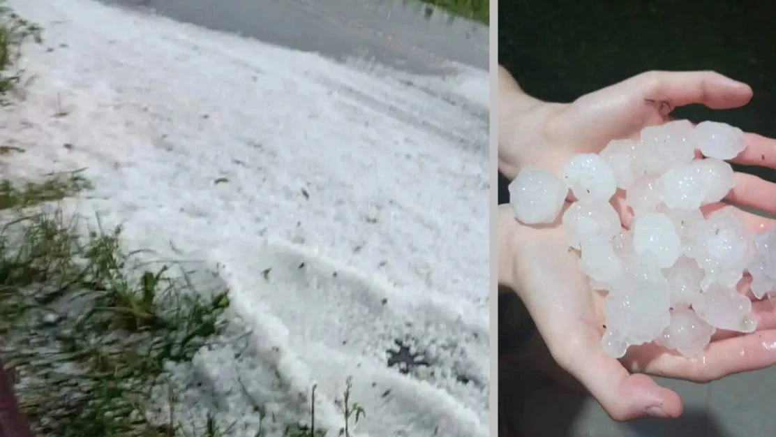 Foto relacionada a notícia: Forte temporal com granizo atinge São Miguel do Oeste