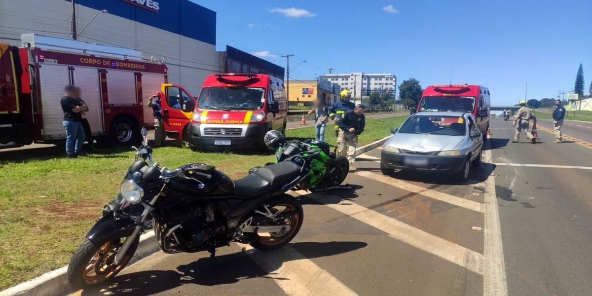 Grave colisão de trânsito na BR-277, deixa três pessoas ficam feridas