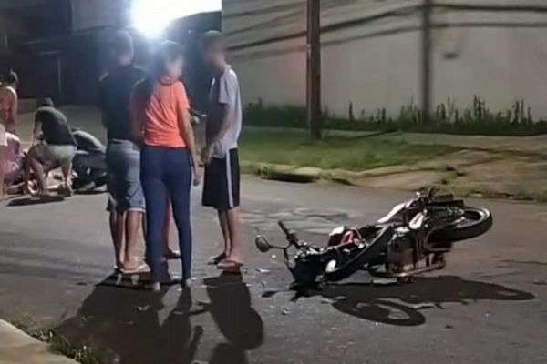 Motociclista de 24 anos sofre TCE Moderado após ser atingindo por automóvel na Rua Altemar Dutra