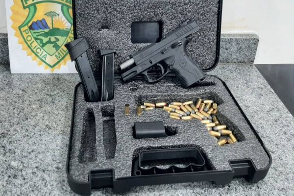 Homem é detido pela PM após realizar de disparos de Arma de Fogo no Bairro Universitário