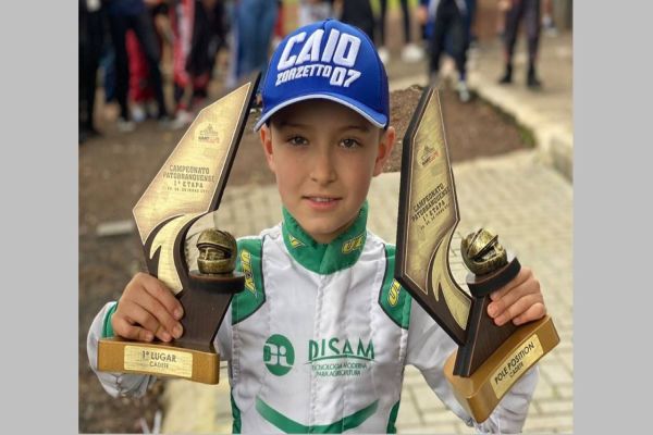 Caio Zorzetto encerra temporada com três provas no Paraná