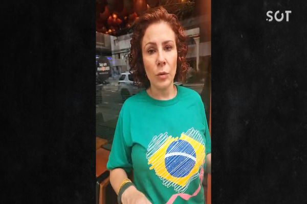 Imagem referente a notícia: Zambelli diz ter sido agredida por militante petista na zona Oeste de São Paulo