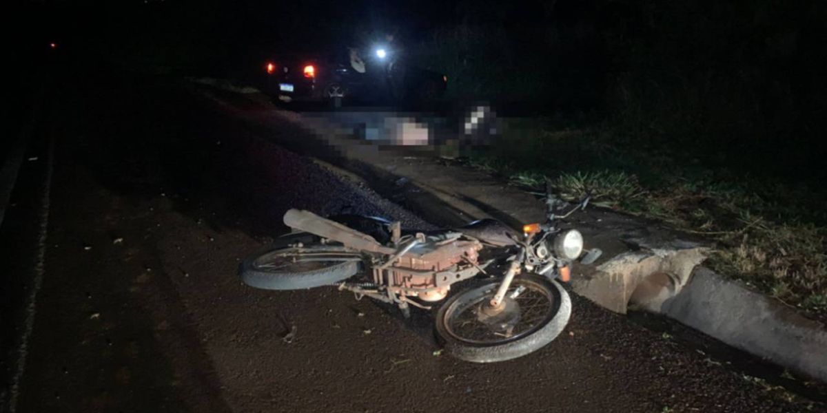 Motociclista é encontrado morto caído às margens da BR-277