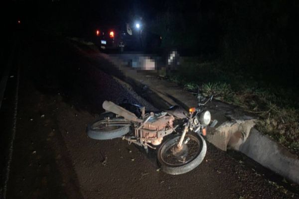 Motociclista é encontrado morto caído às margens da BR-277