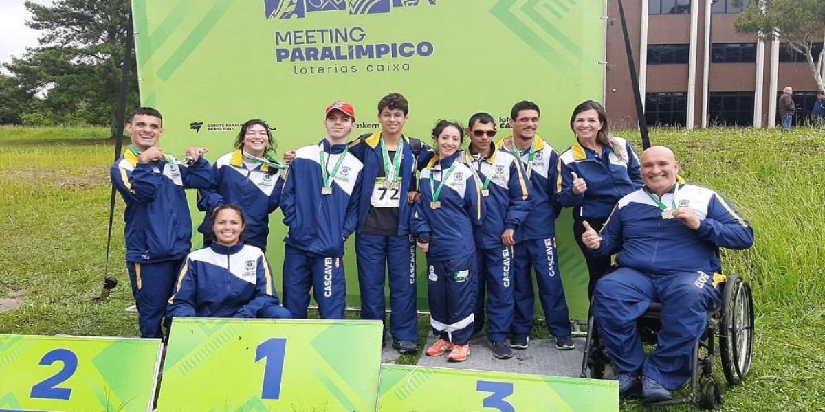 Atletas do paradesporto de Cascavel brilham no Brasileiro de Atletismo e Natação
