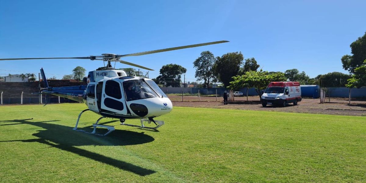 Aeromédico transfere paciente vítima de AVC de Guaíra a Assis