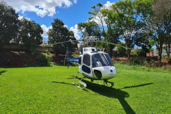 Aeromédico transporta paciente de Jesuítas ao hospital Uopeccan