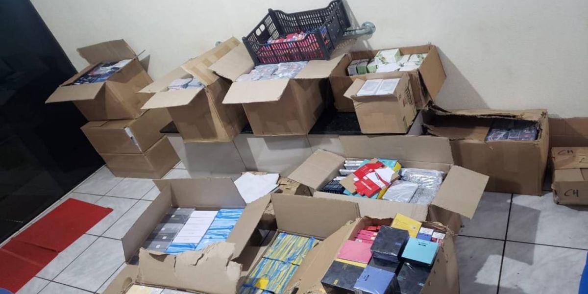 Polícia Militar realiza grande apreensão de produtos contrabandeados na BR-369