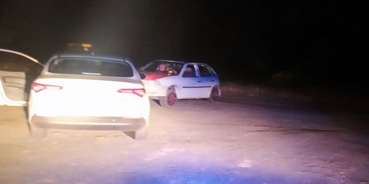 Carro de Cascavel se envolve em colisão na BR-373; Condutor do outro veiculo é detido pela PRF