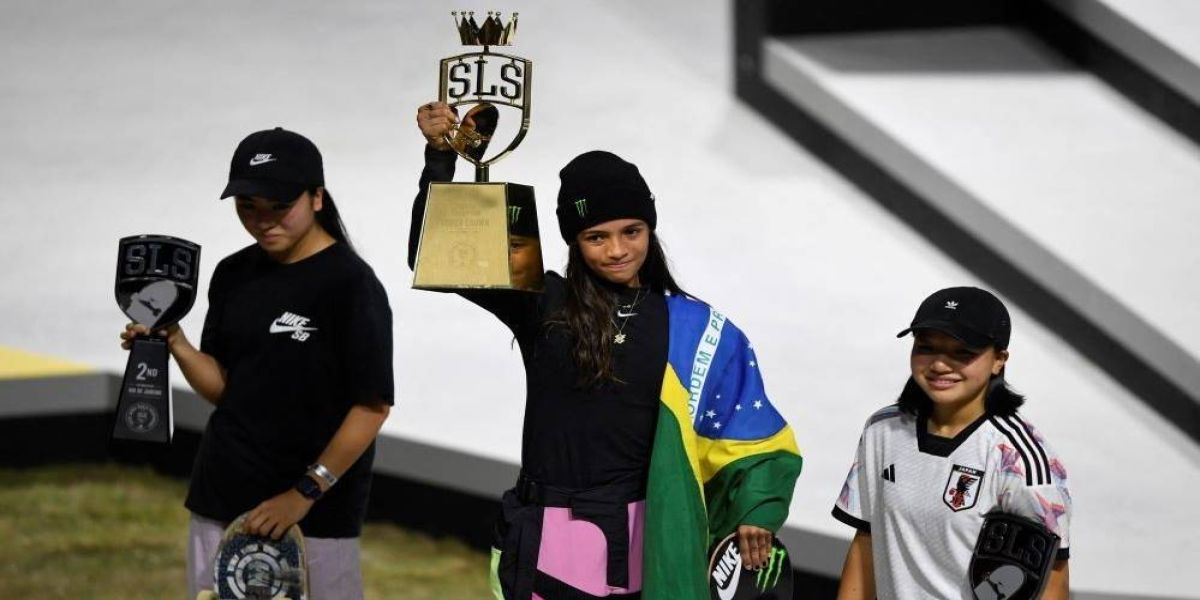 Rayssa Leal é campeã mundial de skate no Rio de Janeiro