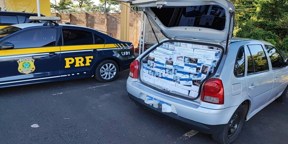 Em menos de vinte e quatro horas, PRF realiza três apreensões de cigarros contrabandeados na região