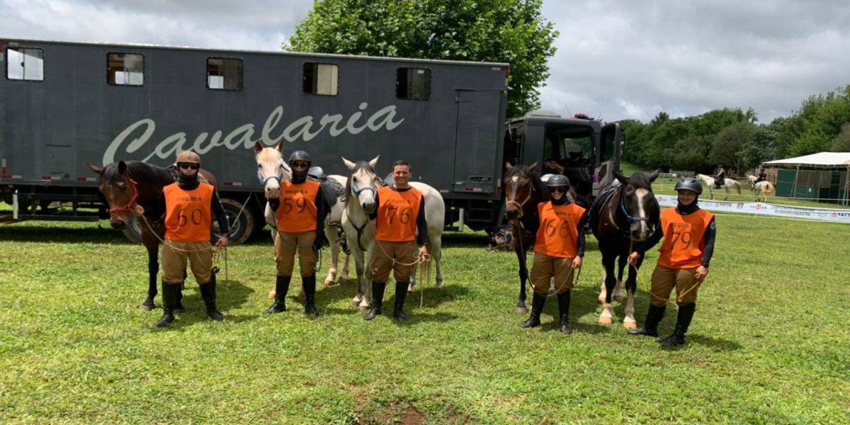 Cavalaria do 6° BPM participa do campeonato Paranaense de Enduro Equestre