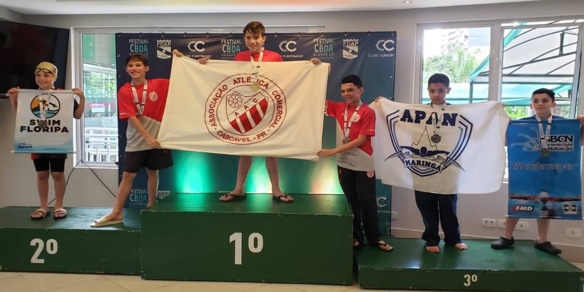 Cascavel é destaque no Festival CBDA Sul-Brasileiro de Natação