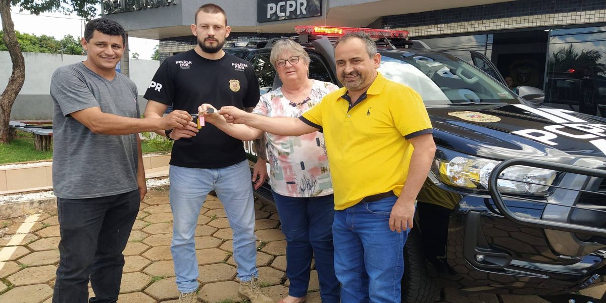 Quedas do Iguaçu: Polícia Civil recebe viatura 0 km do governo do Estado