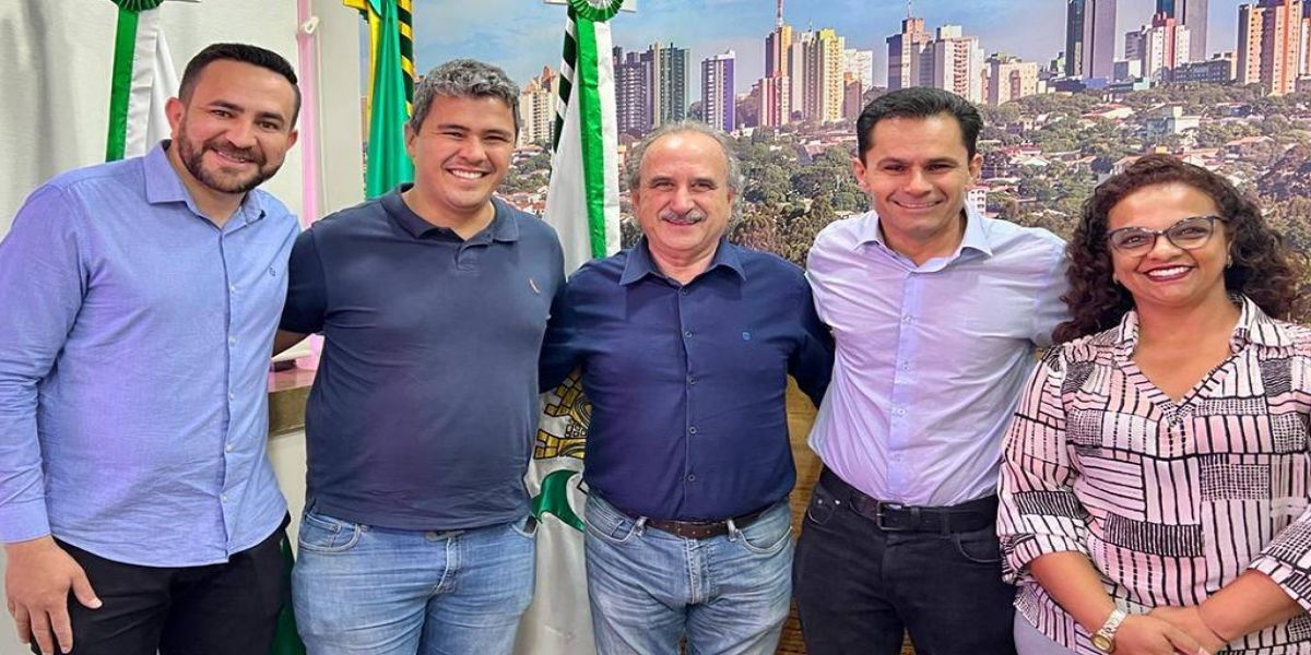 Republicanos reunidos na Prefeitura de Cascavel
