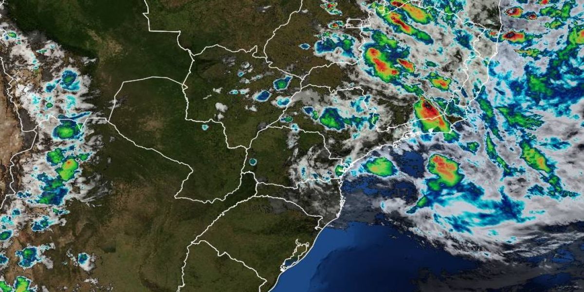 Inmet alerta sobre risco de chuvas intensas para o Paraná e outros dois estados