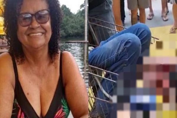 Filho é suspeito de matar a mãe após ser filmado levando corpo em carrinho de mercado