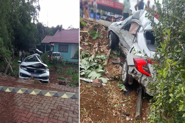 Imagem referente a notícia: Mãe, filha e menino de 7 anos morrem em grave acidente em Pato Branco