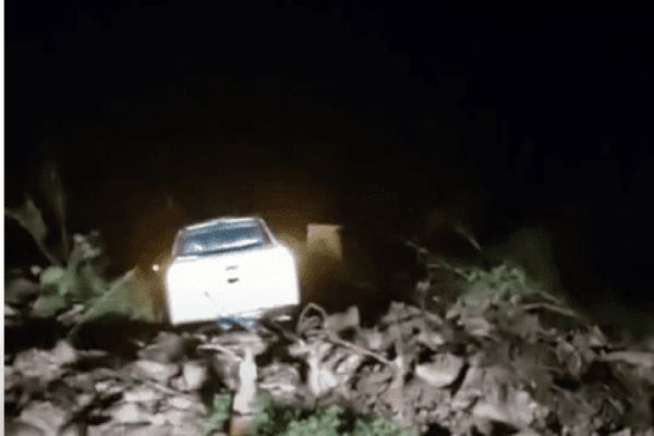 Imagem referente a notícia: Primeira morte é confirmada no deslizamento de terra na BR-376