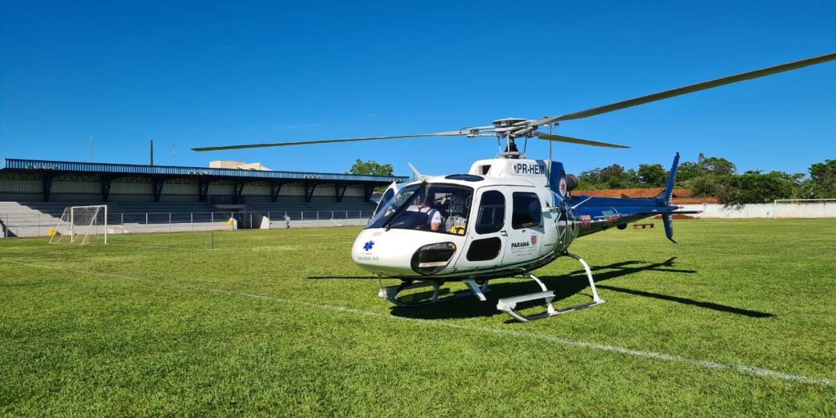 Aeromédico transfere idosa de Capitão Leônidas Marques a Palmas