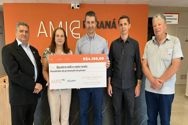 Codesc recebe R$ 4mil de ação promovida pela AMIC Paraná