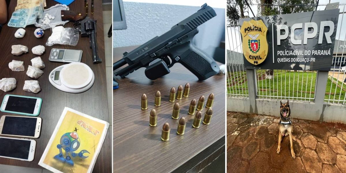 Polícia Civil realiza cumprimentos de mandados de busca e apreensão em Quedas do Iguaçu