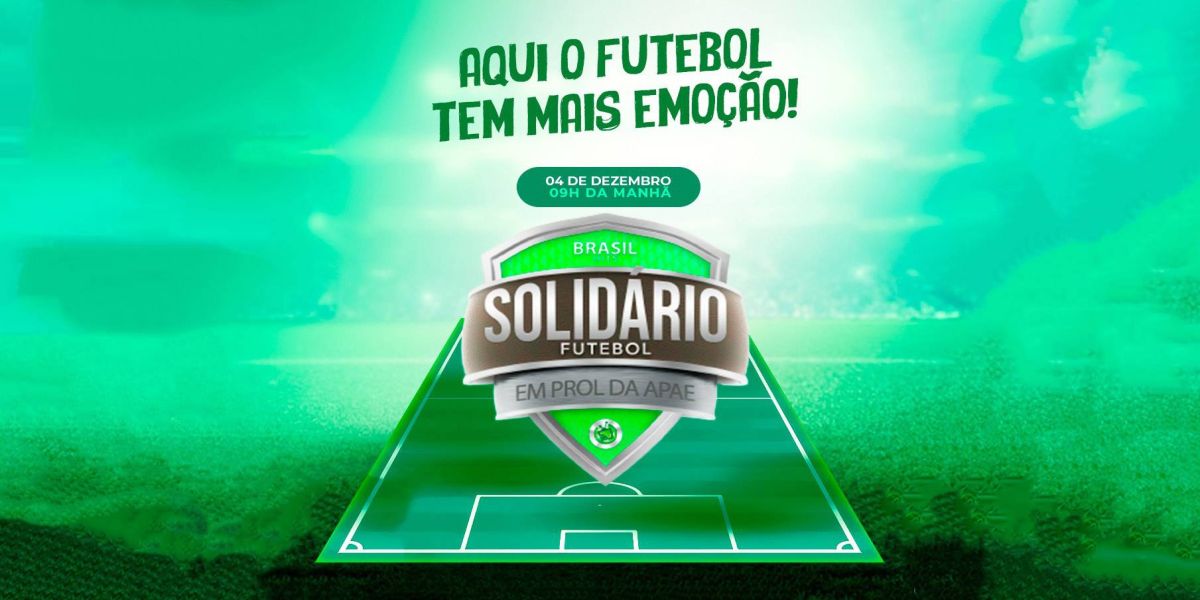 Craques da solidariedade entram em campo domingo em prol da Apae