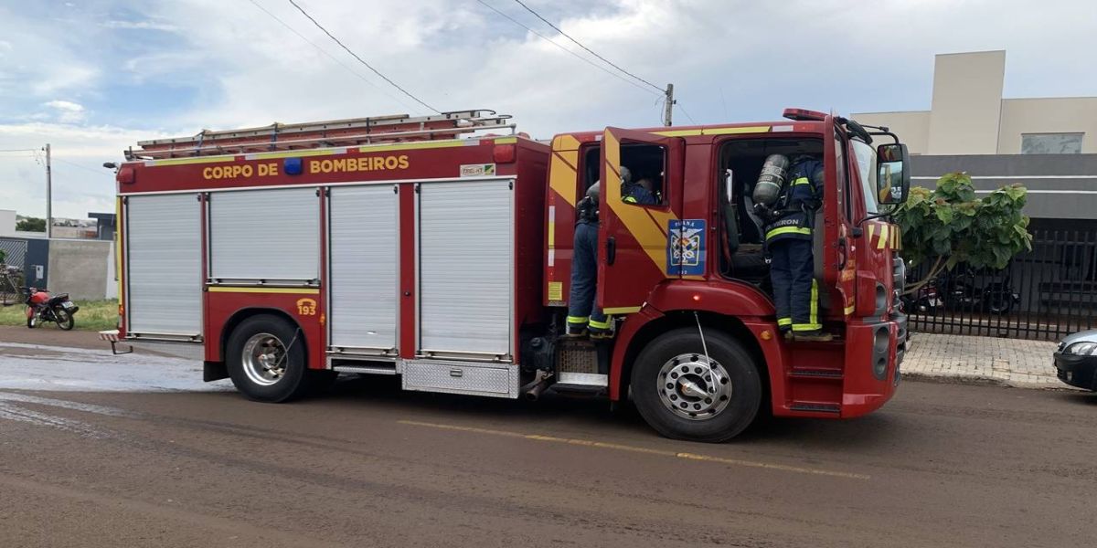 Princípio de incêndio em residência é registrado no Loteamento Belmonte