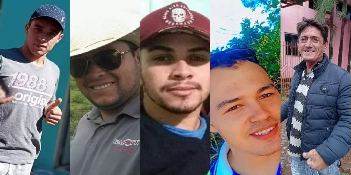 Vítimas atingidas por toras de madeira que caíram de caminhão na PR-456 são identificadas