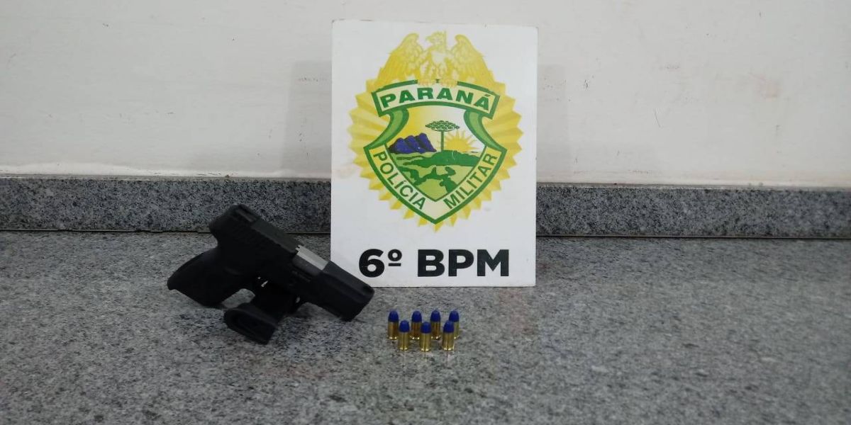 Homem é detido pela PM por porte irregular de arma de fogo no Bairro Periolo