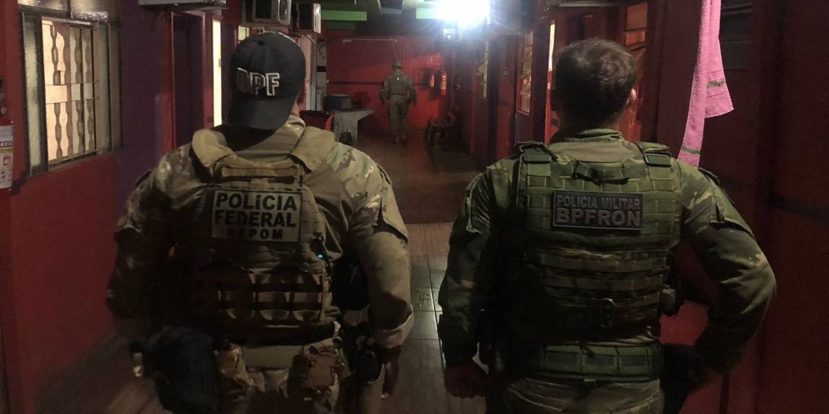 PF deflagra operação de combate à exploração sexual e tráfico de pessoas na fronteira
