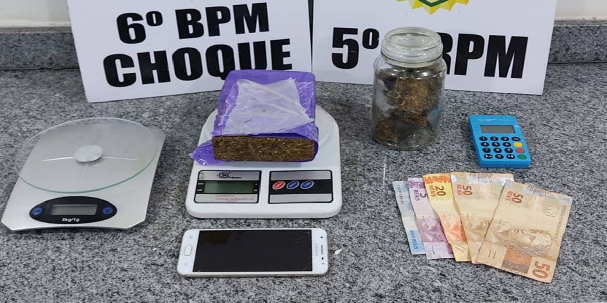 Homem é detido por tráfico de entorpecentes no Bairro Santa felicidade