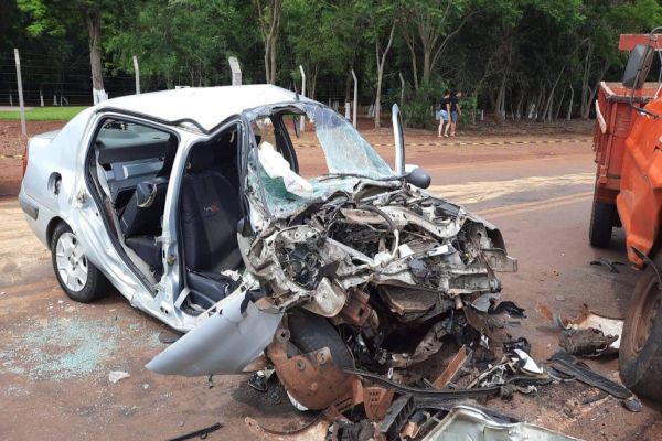 Colisão frontal é registrada na PR-364 entre Palotina e Terra Roxa