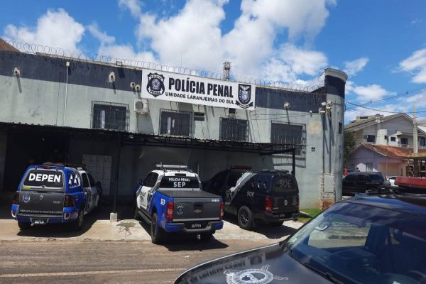 Dez presos de alta periculosidade fogem da Cadeia de Laranjeiras do Sul