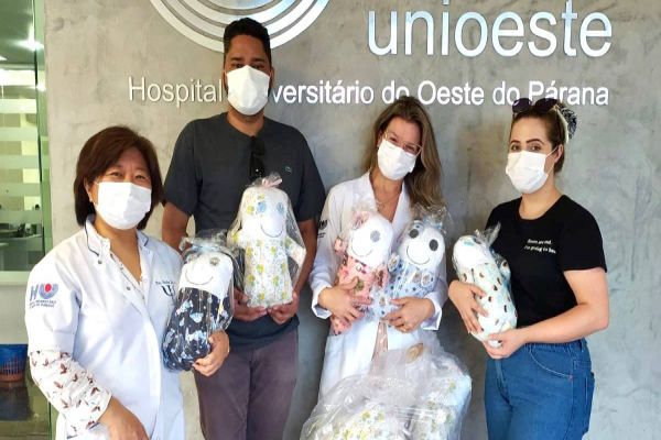 HUOP recebe naninhas do Projeto Educar em Cascavel