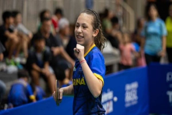 Melhor do Brasil: atleta carcavelense lidera o ranking mirim de tênis de mesa