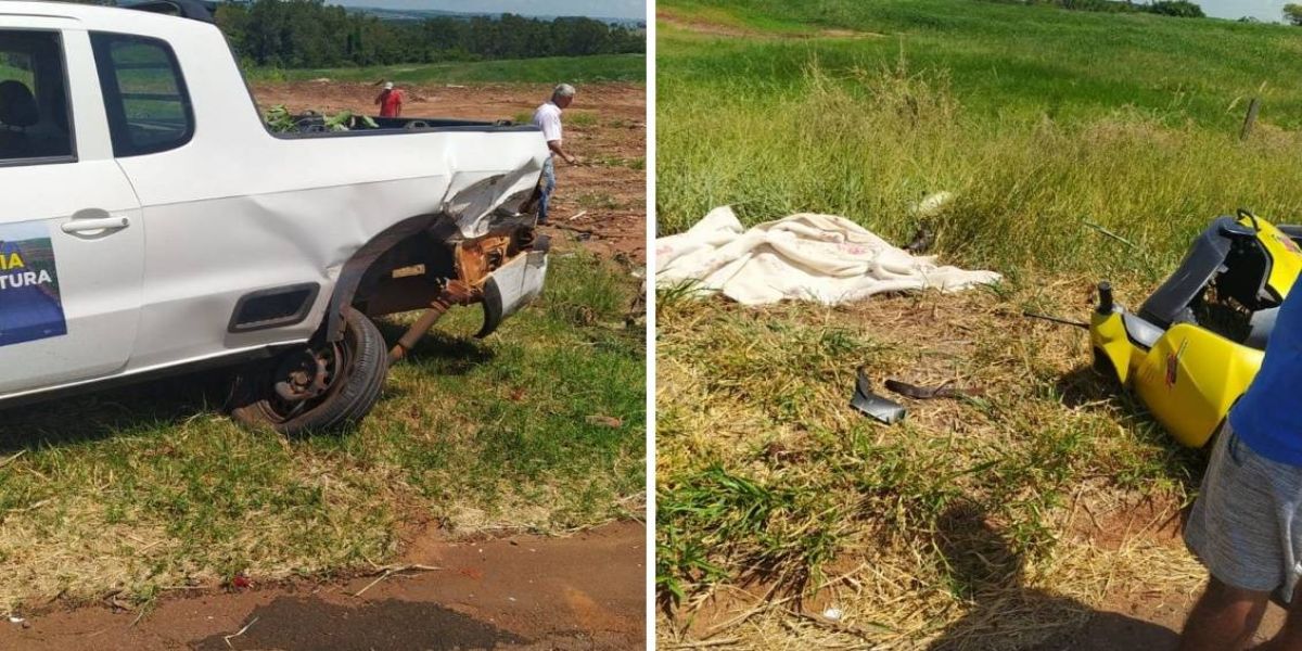 Homem é atingido por carro, tem a perna arrancada e morre na hora em Iporã
