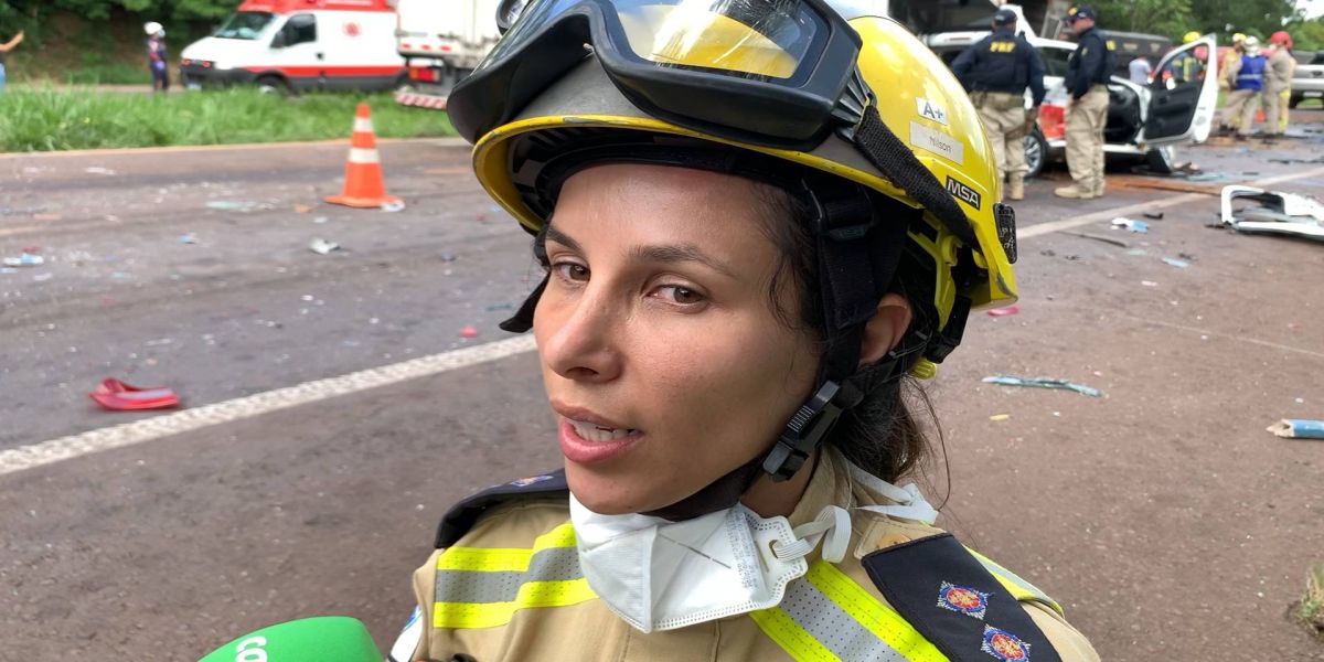 Bebê ileso: "a cadeirinha é caso de vida ou morte da criança", explica tenente dos Bombeiros
