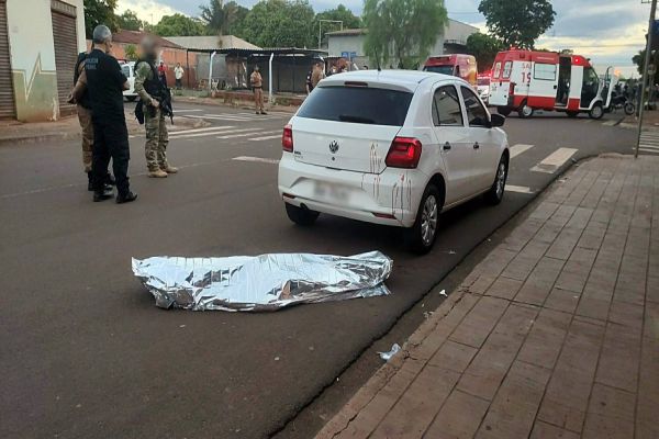 Em fuga, homem atropela mulher e é morto após troca de tiros com a Rotam
