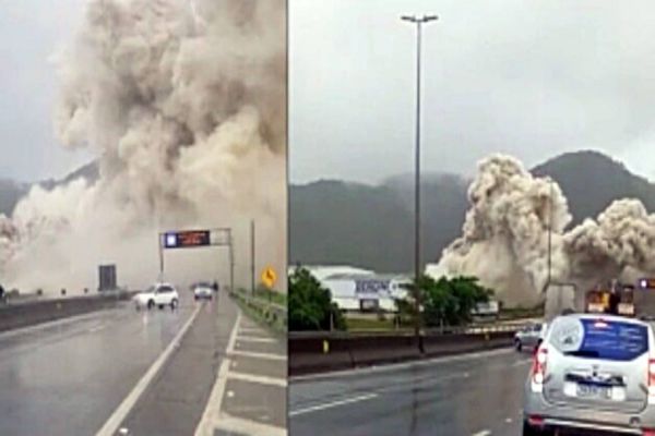 Depósito de produtos químicos explode em SC e libera fumaça tóxica