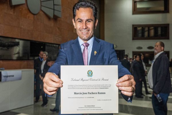 Marcio Pacheco é diplomado deputado estadual pelo TRE-PR