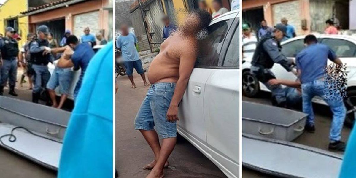 Homem é encontrado morto em pé encostado em carro no nordeste