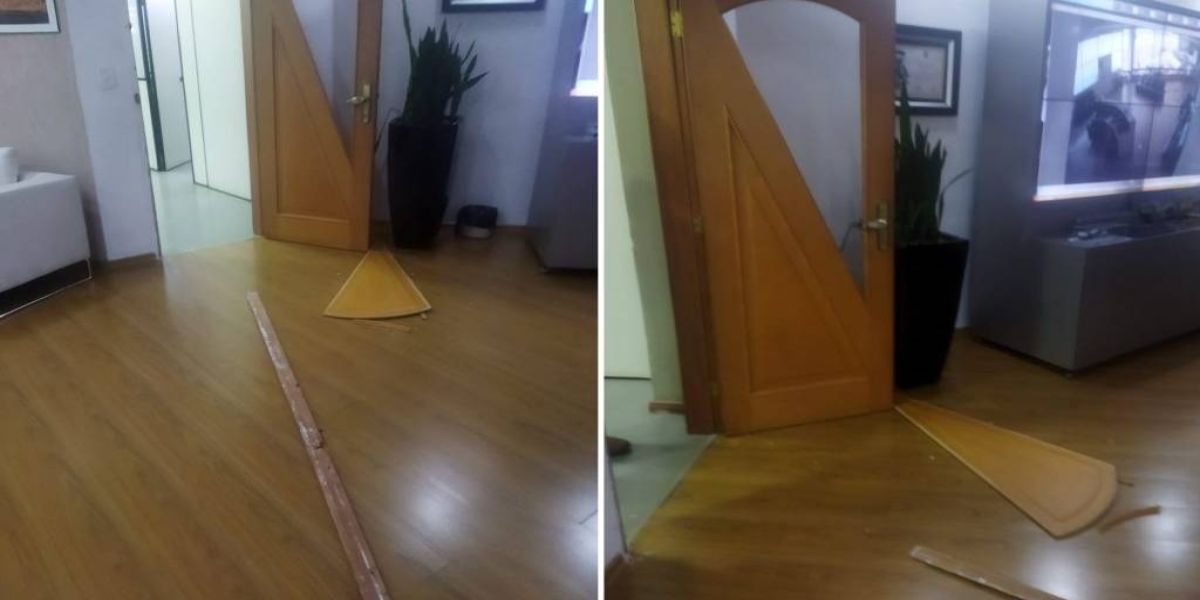 Homem estoura a porta de gabinete na prefeitura e registra documento se passando por prefeito