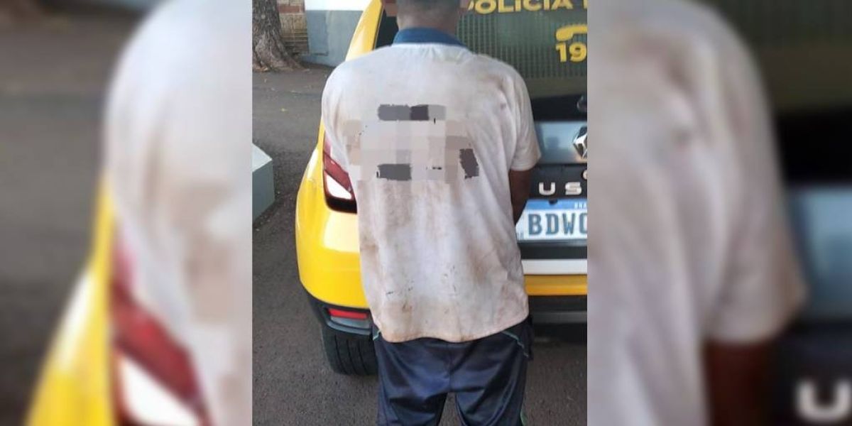 Homem é preso pela PM, após danificar unidade de saúde de Nova Aurora